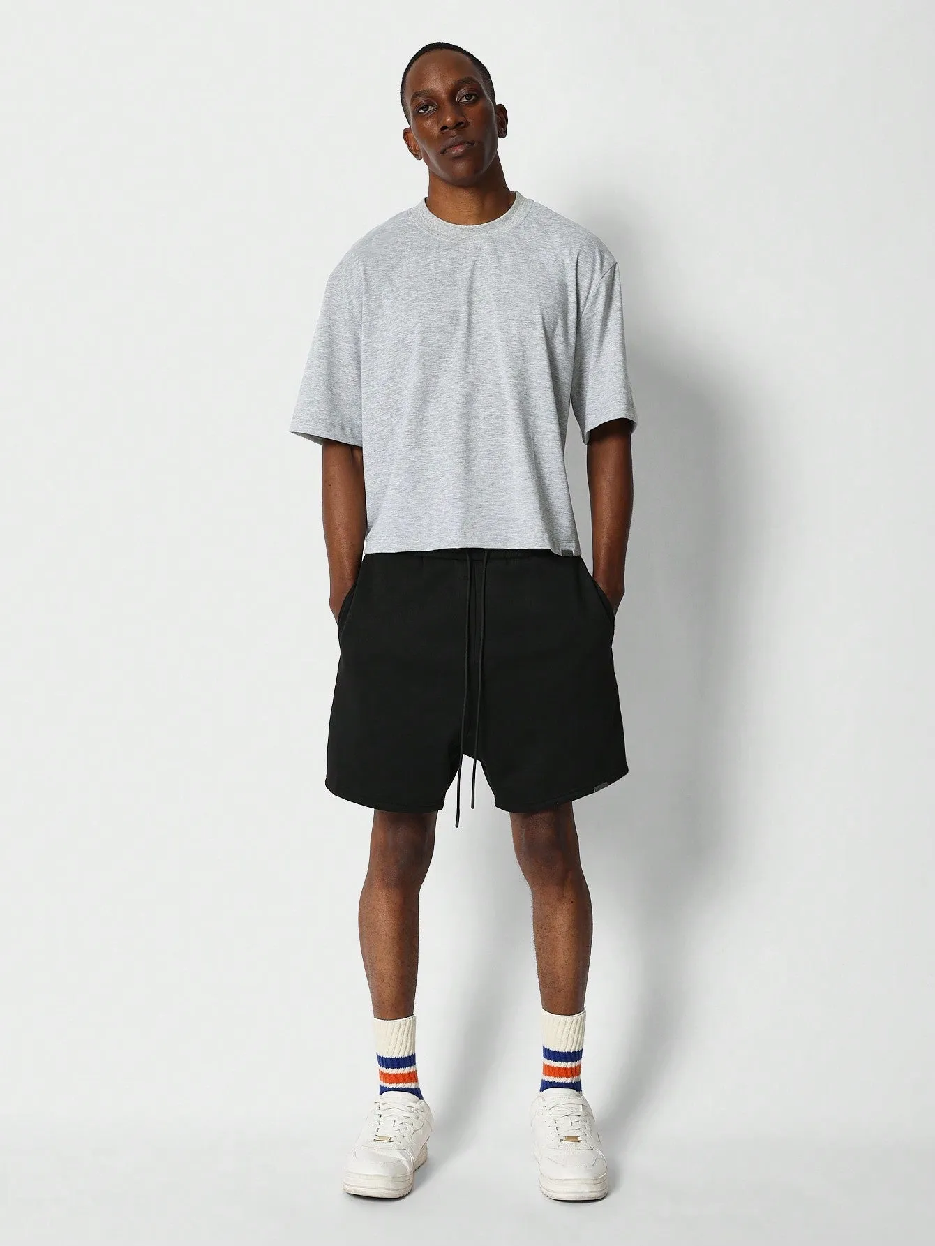 3 Pack Crop Fit Essential Tee