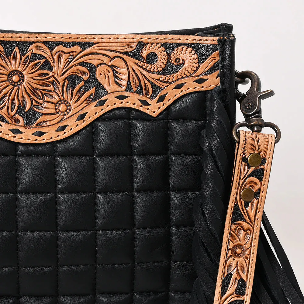 AD Quinn Quilted Leather Purse