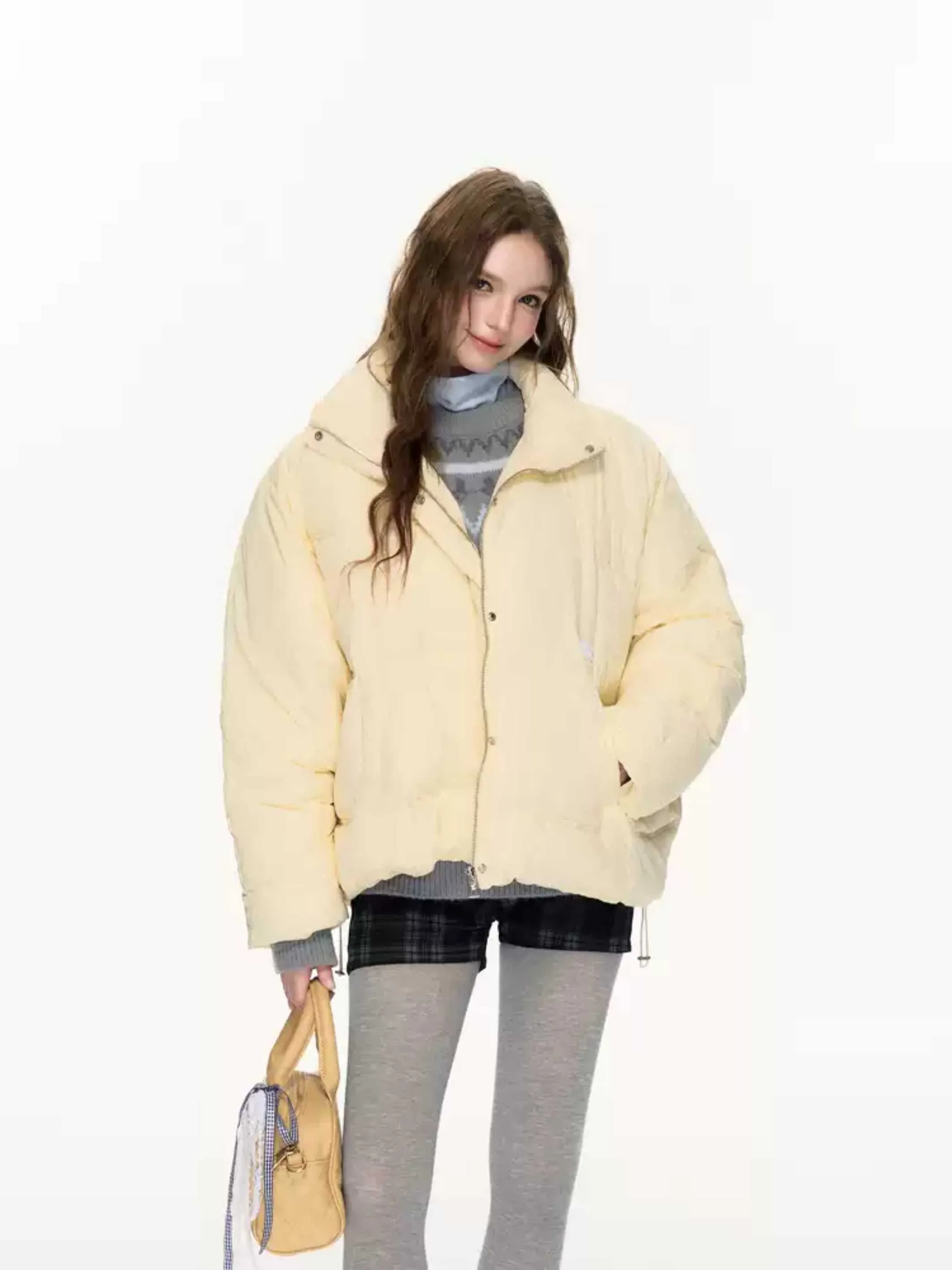 Apricot loose coat【s0000010609】