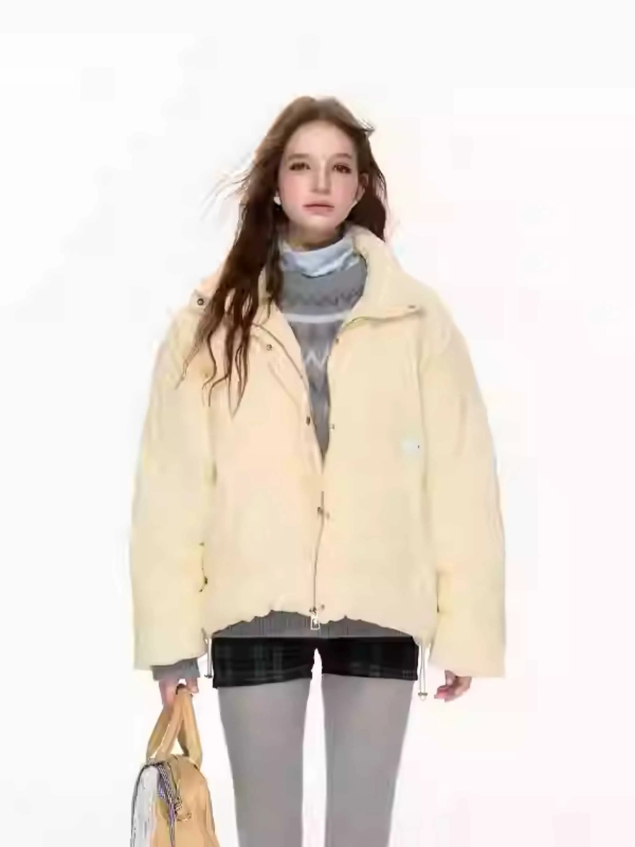 Apricot loose coat【s0000010609】