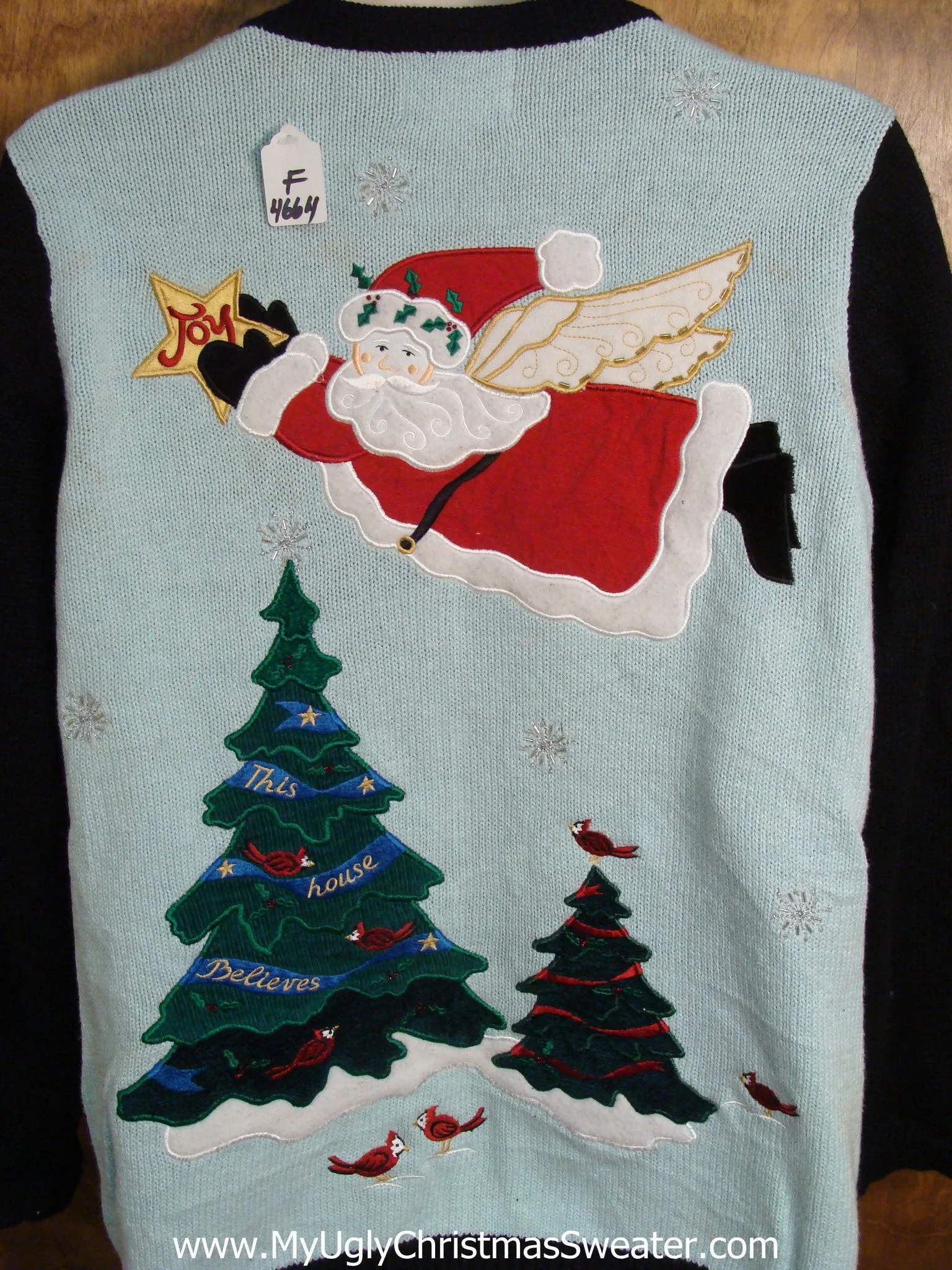 Best 2sided Santa Ugly Christmas Sweater