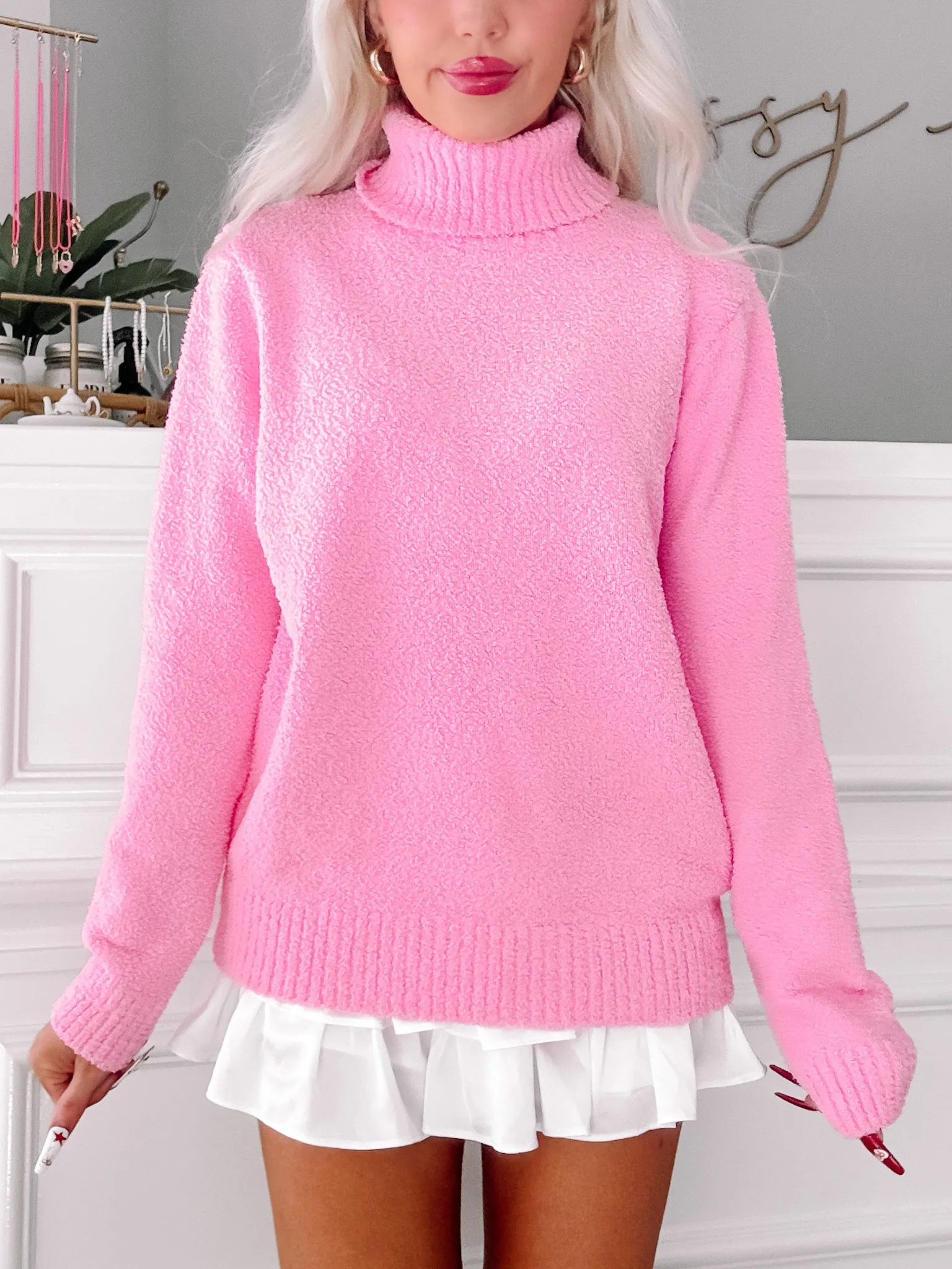 Blush & Berry Sweater | Pink
