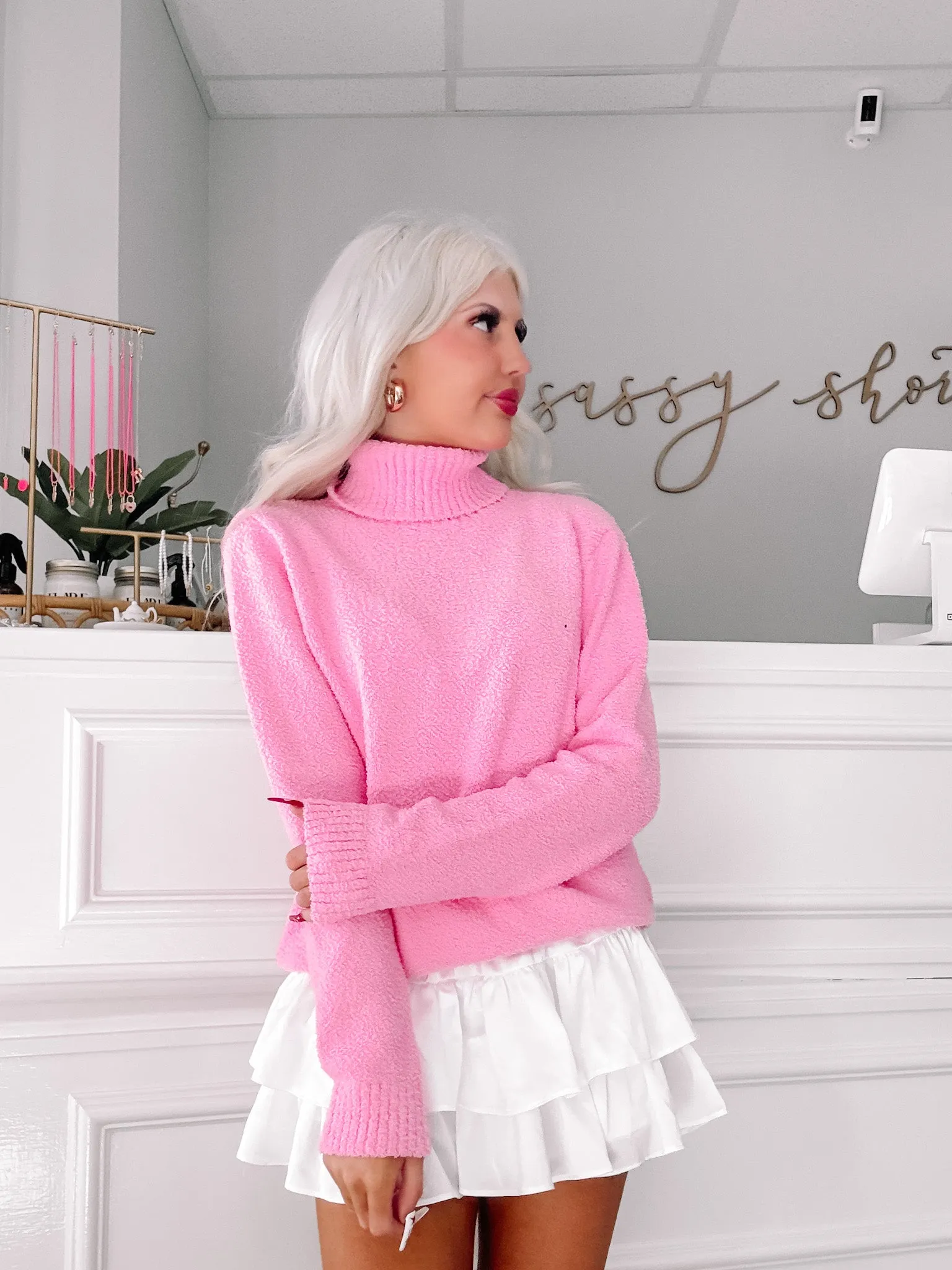 Blush & Berry Sweater | Pink