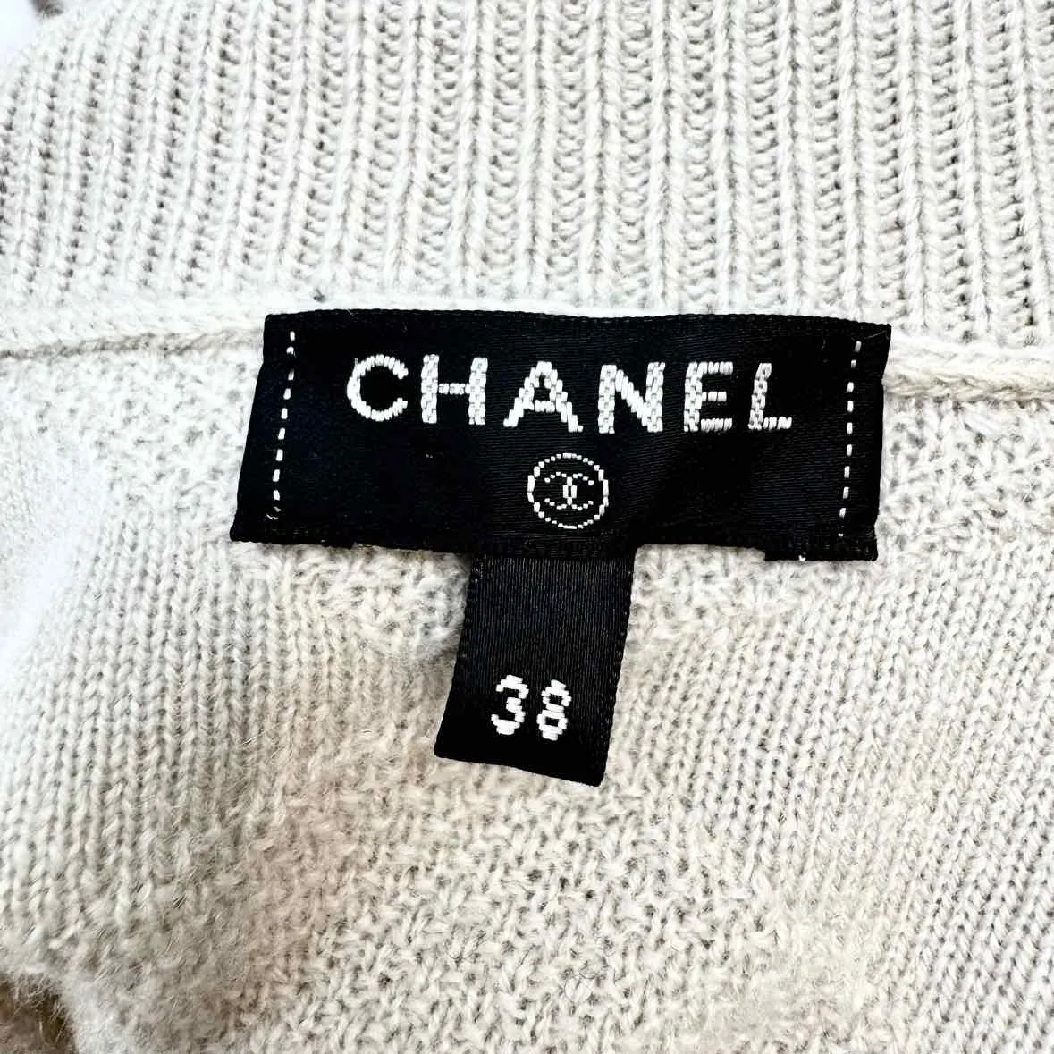 Chanel Short Sleeve Turtleneck Sweater