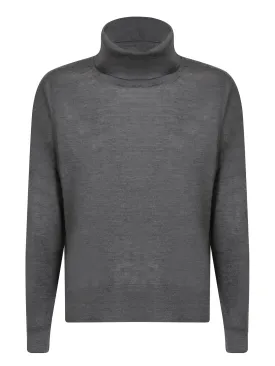 Dark Grey Turtleneck Sweater
