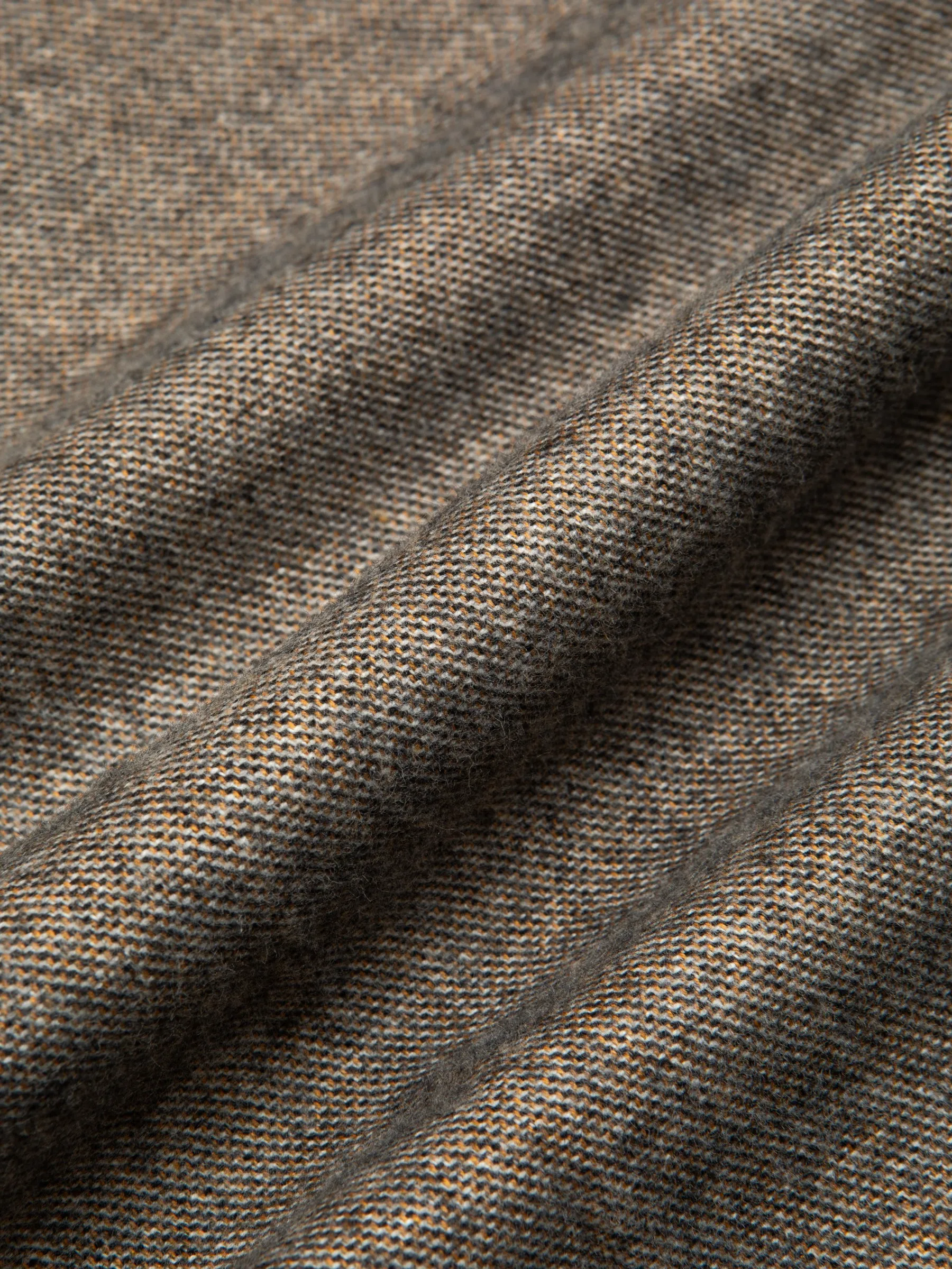 Dirleton Shirt In Peat Marl Mouline Cotton