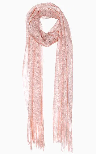 EV147 / 50058 Rose Gold Solid Party Shawl