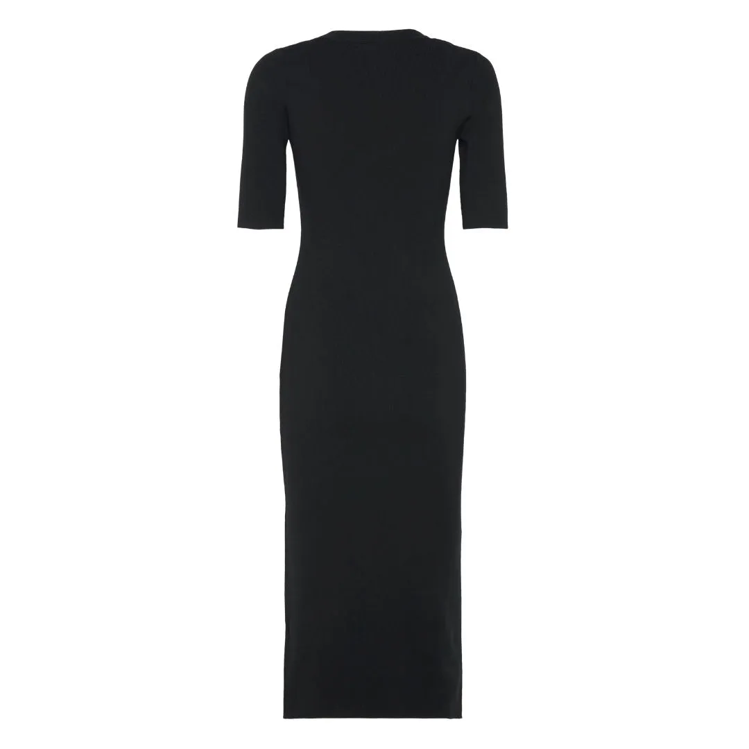 Fezanin V-Neck Knitted Midi Dress 50520429