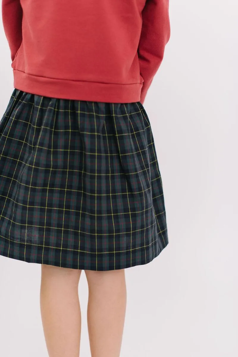 Funnel Sweatshirt Dress, Currant Mistletoe