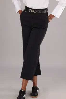 Harlow wide leg pants - black stretch