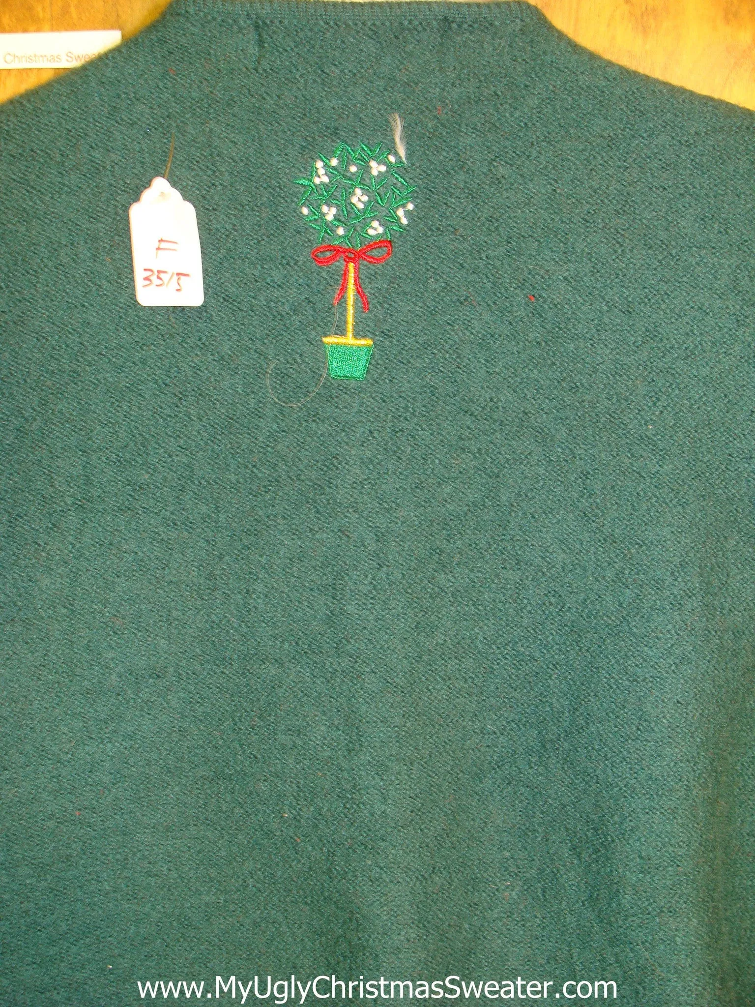 Horrible Green Ugly Christmas Sweater Cardigan