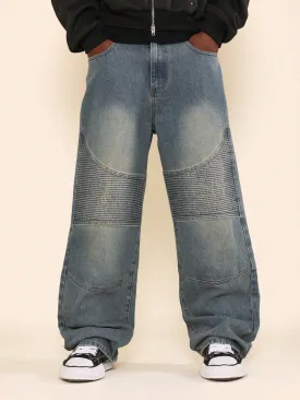 Loose Fit Biker Jean