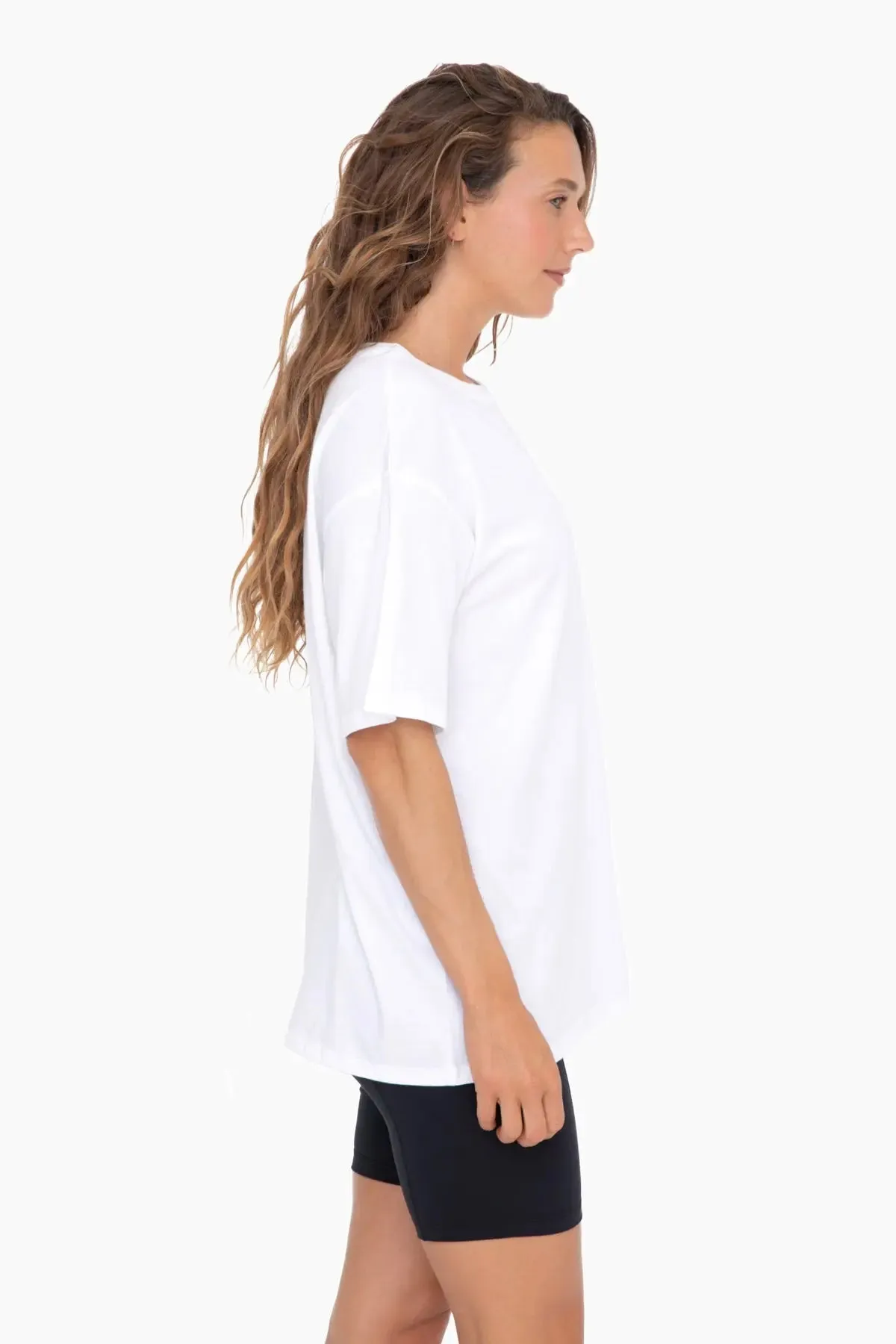 Mono B Cotton Boyfriend Tee – Oversized, Soft & Eco-Friendly Essential