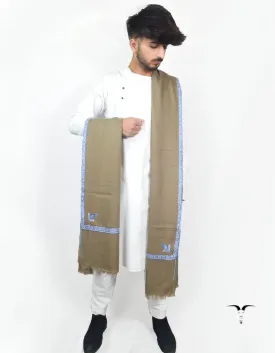 Natural Pashmina Shawl With Sozni Work 5693