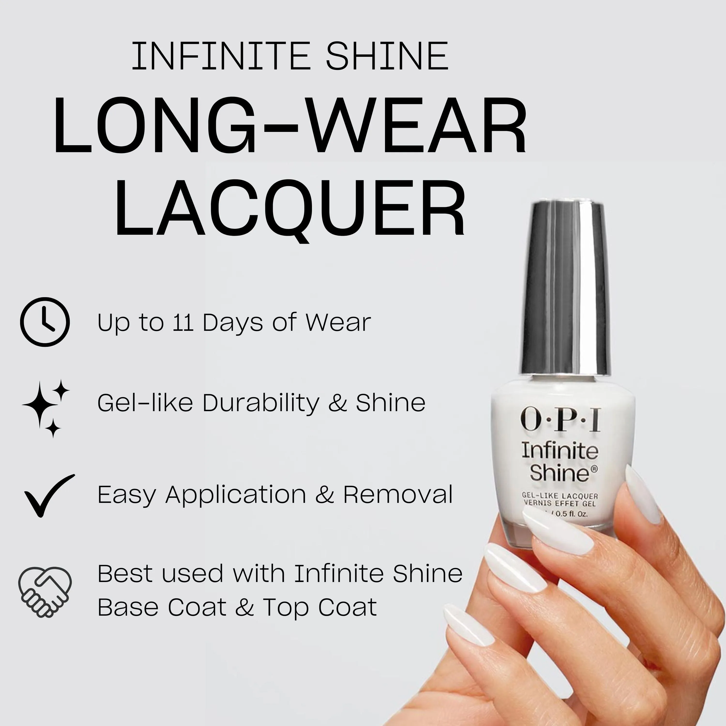 OPI Infinite Shine Alpine Snow™ 15ml