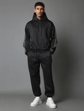 Overhead Regular Fit Hoodie And 90's Joggers With Colour Block Side Panels 2 Piece Set
