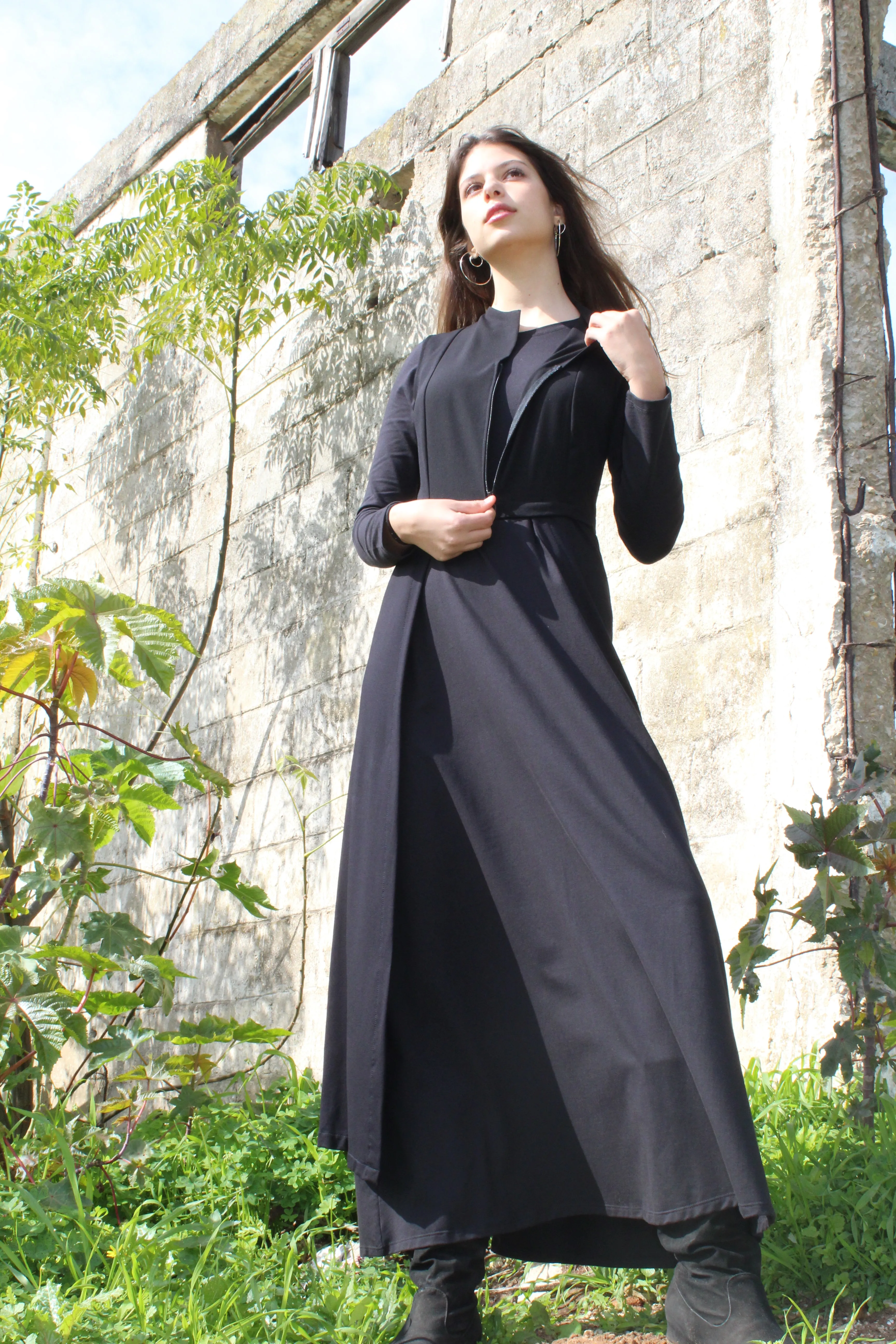 Sculptural  Maxi vest