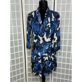 Sheer Cardigan -  Blues- Print 945