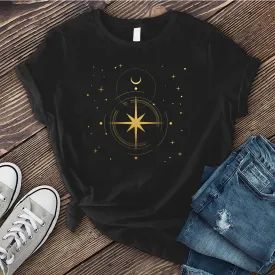 Simple Polaris Compass T-shirt