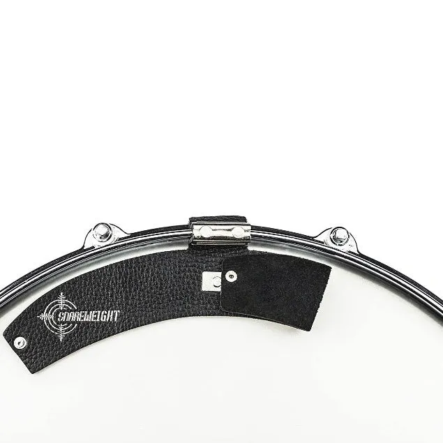 SNAREWEIGHT M80 BLACK Leather Drum Tone Control Dampener