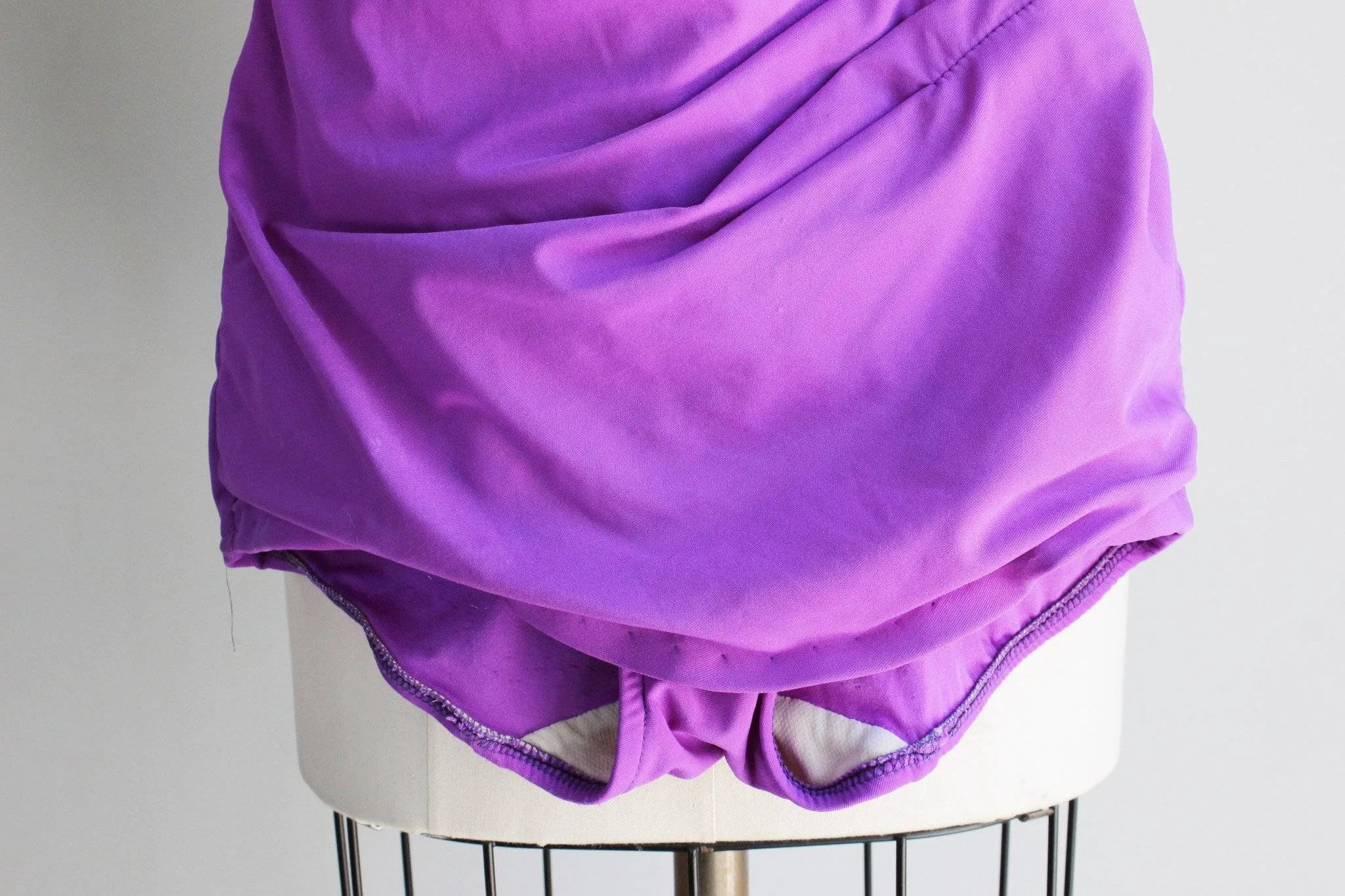 Vintage 1970s Purple Swimsuit, Roxanne Swimwear
